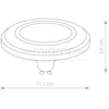 Żarówka 9342 LED DIFFUSER Nowodvorski GU10 ES111 9W 700lm 230V biała ciepła