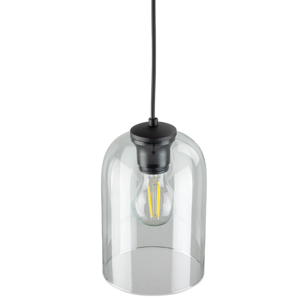 Lampa wisząca nad stół Molly 10298 do kuchni szklana zielona czarna