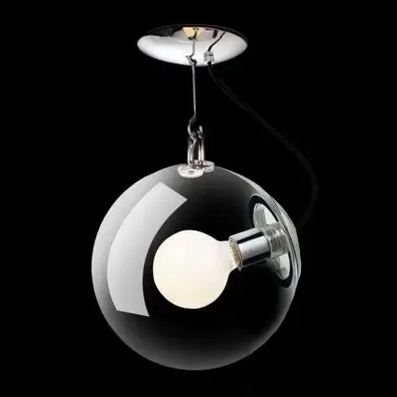 Przysufitowa lampa Edison AZ0931 do kuchni przezroczysty chrom