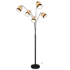 Regulowana lampa podłogowa Bolzano R41665032 RL Light drewno czarna