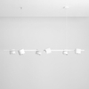 Wisząca lampa nowoczesna Bot 1046K Aldexmetalowa do jadalni nad stół biała