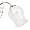 Żyrandol na łańcuchu z kryształami VEN W-K 1466/3 chrom przezroczysty