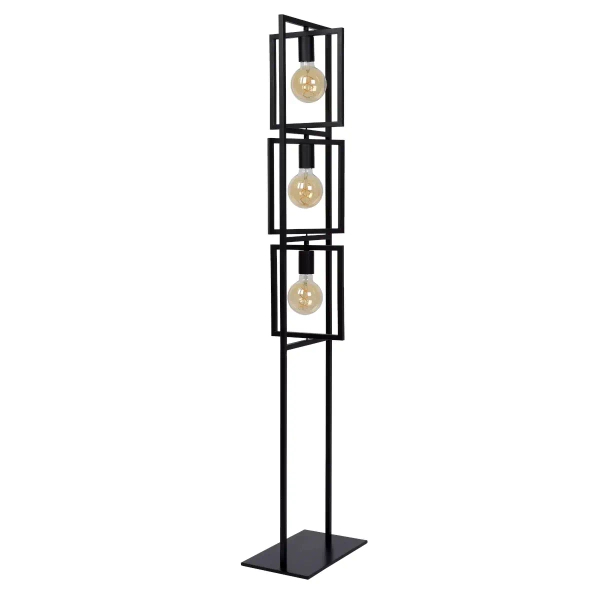 Podłogowa lampa loftowa Luuk 00726/03/30 metalowa z włącznikiem czarna