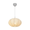 Okrągła lampa wisząca do salonu AERON 2312153001 nad stół biały OUTLET