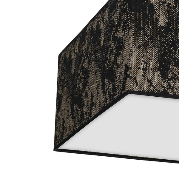 Przysufitowa lampa kuchenna Satino plafon czarny złoty