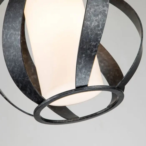 Zewnętrzna lampa wisząca Blacksmith QN-BLACKSMITH-P-OBK IP44 czarny