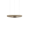 Opuszczana lampa wisząca na pilot Q-STRETTO brązowa 2690-97 2xLED 61W 2200-5000K CCT