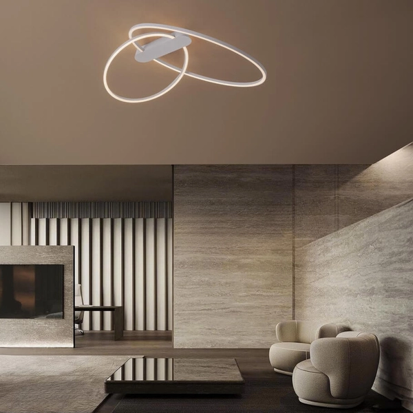 Sufitowa lampa COMARAPA LE44669 LED 42W 3000K ringi biała