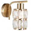 Lampa ścienna szklana tuba Alma WL-40668-1-HBR złoty przezroczysty