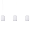 Wisząca lampa nad wyspę Olo 3 41407 do kuchni owalna biała