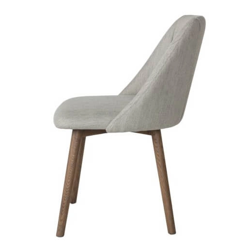Jadalniane krzesło z tkaniny Elliot 5055999252935 szare