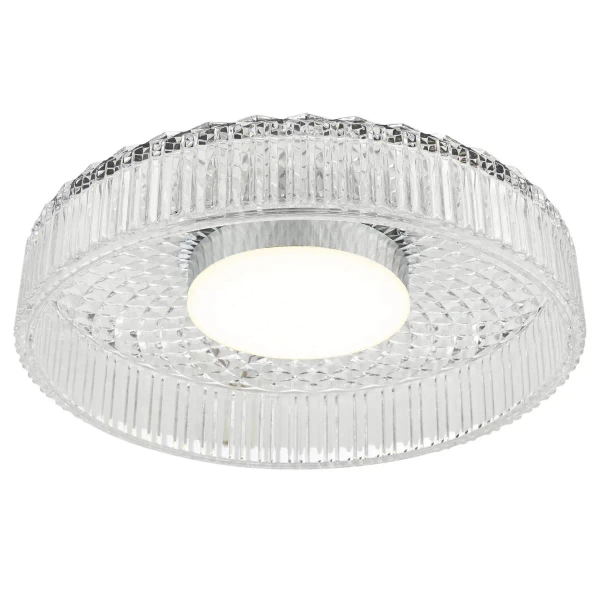 Kryształowy plafon Leena LEE5208 LED 16W 2700K okrągły chrom