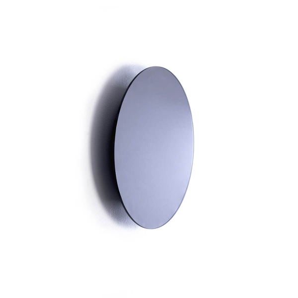 Szklany kinkiet ścienny Ring LED 9W 3000K lustro chrom