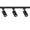 Potrójna sufitowa lampa 1m Tiger Track ML2126 na listwie reflektorki czarny
