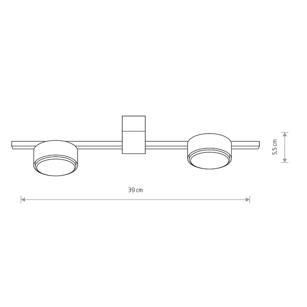 Plafon LAMPA sufitowa PILLS 8264 Nowodvorski loftowa OPRAWA plafoniera metalowa czarna