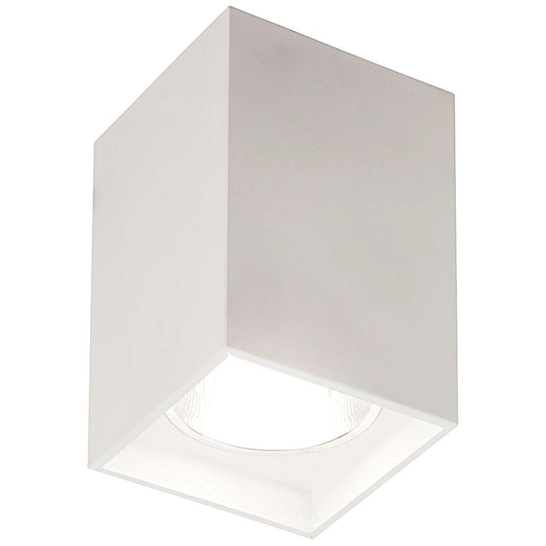 Spot LAMPA sufitowa MADDOX 2486 Rabalux metalowa OPRAWA prostokątna downlight kostka cube biała matowa