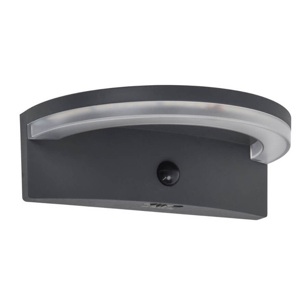 Solarna lampa elewacyjna VYZOR 6915701335 LED 7W 4000K IP44 ciemnoszara