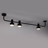 Nasufitowa lampa Mona 40901 Sigma reflektory do salonu czarna