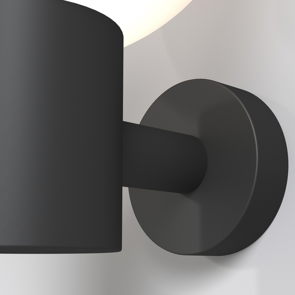 Zewnętrzna lampa ścienna Bold O598WL-01B Maytoni kula IP54 czarny