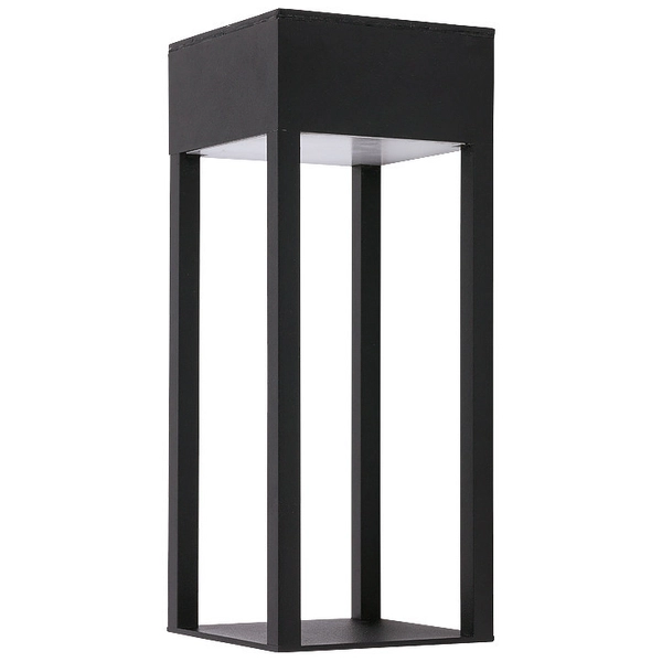 Ogrodowa LAMPA ścienna STRUCTURE LED 8146 Nowodvorski elewacyjna OPRAWA prostokątna LED 13W 3000K outdoor IP54 czarna