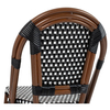Ogrodowe krzesło Cafe Paris KH1501100219 King Home rattan brązowe