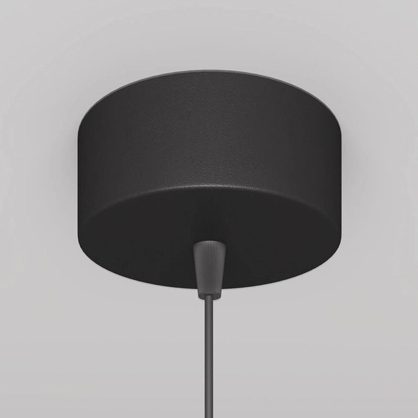 Zwisająca lampa Orlo P085PL-12W3K-B LED 12W 3000K tuba do salonu czarna