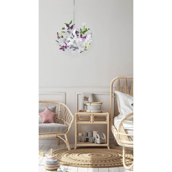 Wisząca lampa dekoracyjna Butterfly R30214017 RL Light motyle multikolor
