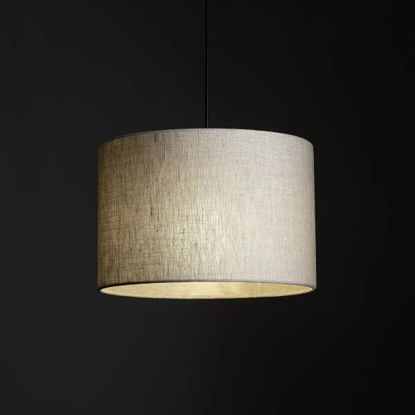 Wisząca lampa 1-fazowa szynowa Tracer Linen 10674 tuba szary
