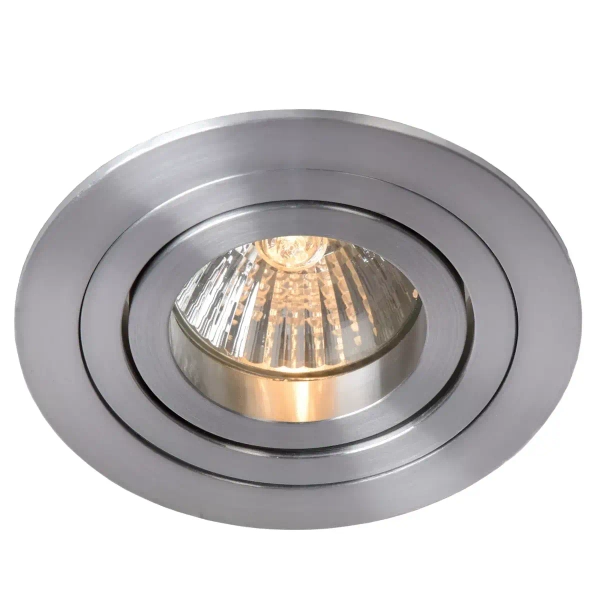 Oczko lampa sufitowa TUBE 22954/01/12 Lucide okrągła srebrna