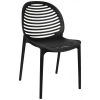 Krzesło do ogrodu SUNNY czarne KH010100217 wys. 84,5 cm na taras