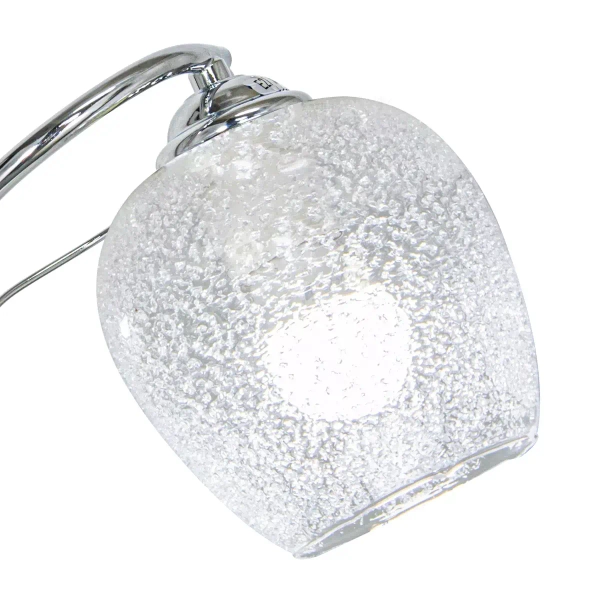 Retro lampa ścienna 8824/1 8C ball do sypialni chrom