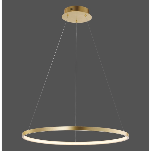 Lampa zwieszana Circle 11524-12 Just Light LED 33W 3000K ring złoty