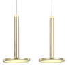 LAMPA wisząca OLIVIER MD17033012-4B GOLD Italux metalowa OPRAWA listwa LED 60W 3000K zwis spodki złote