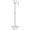 Wisząca lampa nad stół PISO 2010763001 LED 22,3W 2200-2700K biała