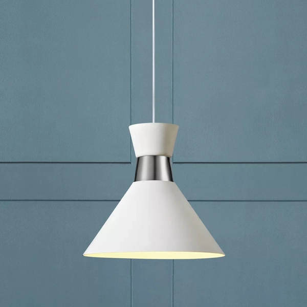 Wisząca lampa skandynawska WAIST 106801 Markslojd stożkowa biała