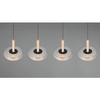 Lampa wisząca na belce CELESTE 354910432 Trio LED 28W 3000K czarny srebrny