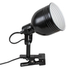 Loftowa lampa na klips Flint 3092  czarna lampka ruchoma z włącznikiem