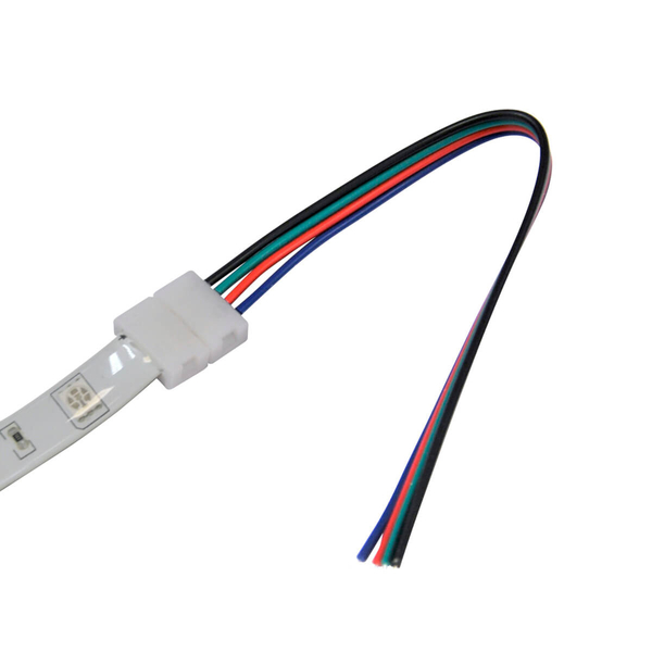 Zasilające złącze do taśm LED RGB 303424 przewód biały