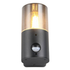Przyścienna lampa Hoosic 222260132 IP44 czujnik ruchu czarny