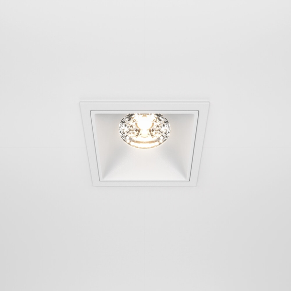 Lampa wpuszczana do salonu Alfa DL043-01-15W3K-D-SQ-W LED 15W 3000K biały