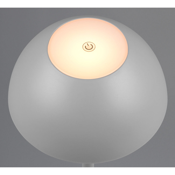 Stołowa lampka na taras Ricardo R54106177 LED 2W 3000K IP54 szara
