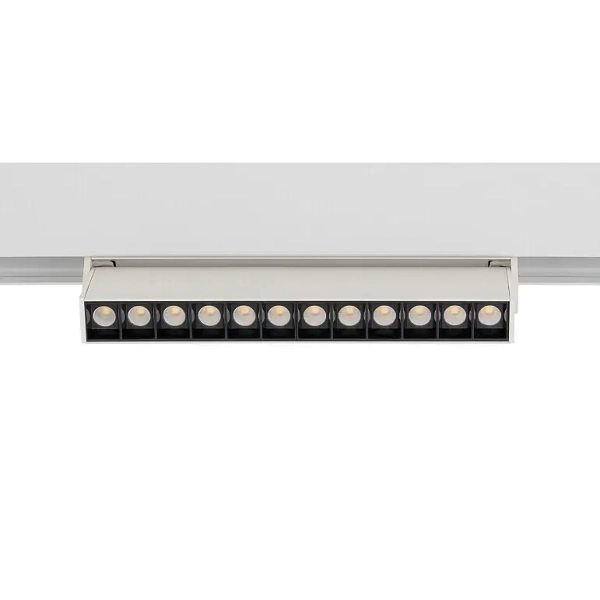 Sufitowe oczko do szyn 1-obwodowe 11634 LED 9W 3000K biały