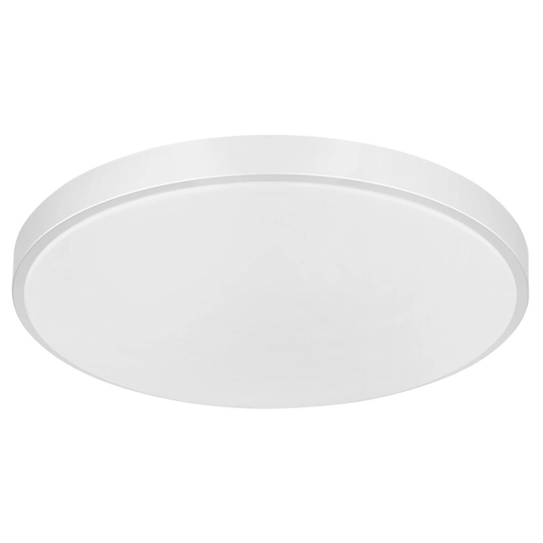 Minimalistyczna LAMPA sufitowa SONNY 41586-24 Globo okrągła LED 24W 2700K - 6000K do salonu srebrna