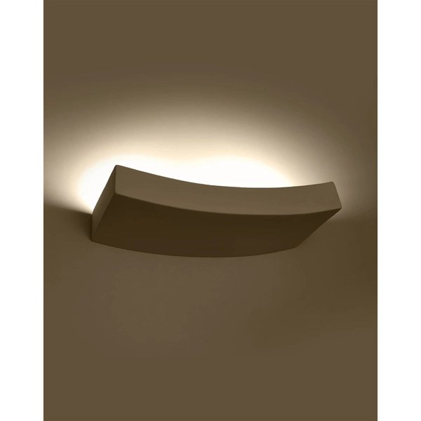 Ceramiczny kinkiet biały SL.0837 lampa ścienna do przedpokoju