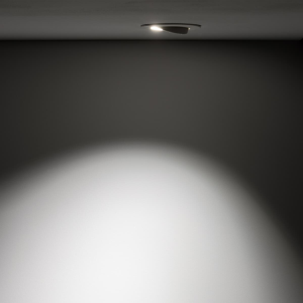 Lampa punktowa sufitowa Egina 10546 Nowodvorski LED 5W 3000K srebrna biała