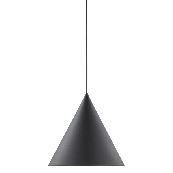 Nowoczesna lampa wisząca CONO 10057 do salonu stożek czarny