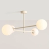 Przysufitowa lampa molekułowa PINNE 1080PL_L9 Aldex kremowy