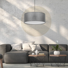 Lampa zwisowa do gabinetu Earth 4654 round walec okrąg grafitowa