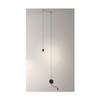 Lampa ścienna Flusso MSE1501100474 LED 2,5W 3000K z podwieszeniem czarna