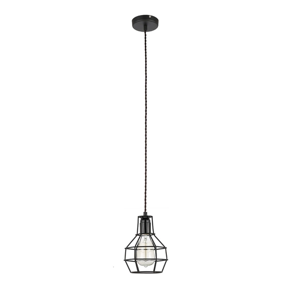 Industrialna lampa wisząca Constantin MDM2272-1 Italux czarny